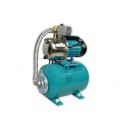 Wasserpumpe 1100W 60l/min 24 bis 100L Druckbehälter Gartenpumpe Hauswasserwerk Set