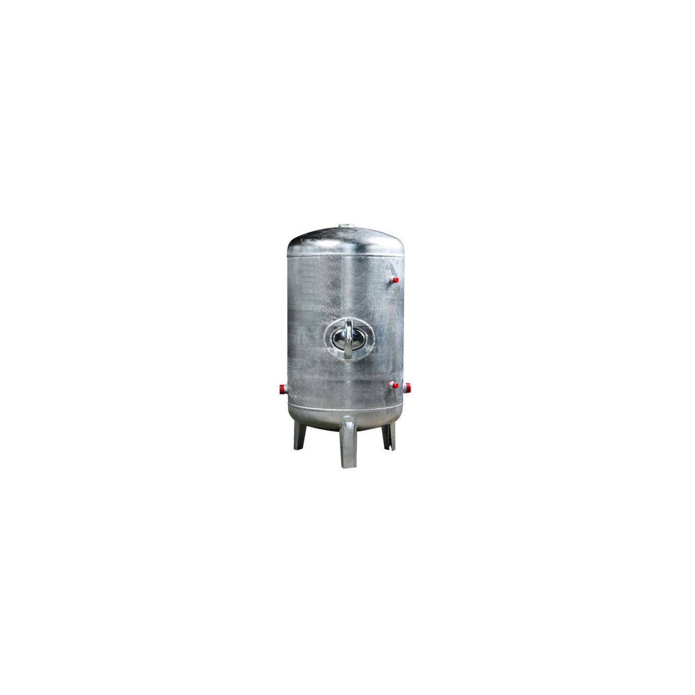 Druckbehälter 100 bis 500L 6 bar senkrecht verzinkt  Druckkessel verzinkt für Hauswasserwerk senkrecht