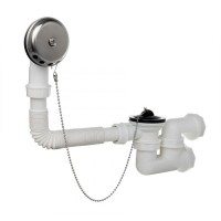 Badewanne Ablaufgarnitur Überlaufgarnitur Wannenablauf DN 50  54 l/min Stofpen Siphon Geruchsverschluss