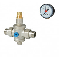 Druckminderer Druckregler AG 1/2-2" Manometer Wasserdruckminderer